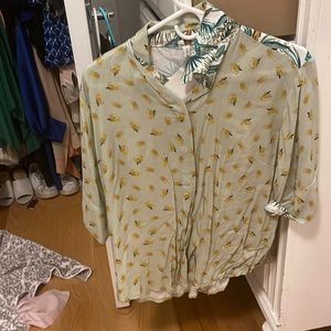 button down colorful top from brazil